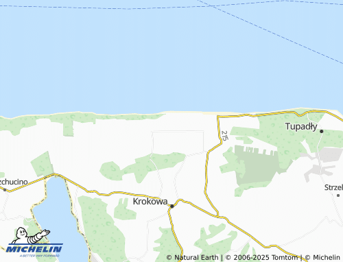 MICHELIN Karwieńskie Błoto Drugie map - ViaMichelin