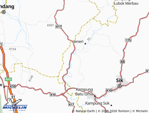 Mappa MICHELIN Kampung Longgok - ViaMichelin