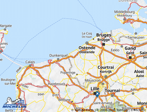 Mappa MICHELIN Veurne - ViaMichelin