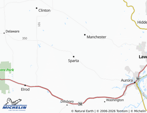 Mapa MICHELIN Sparta - ViaMichelin