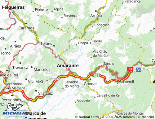 MICHELIN-Landkarte Casal do Monte - ViaMichelin