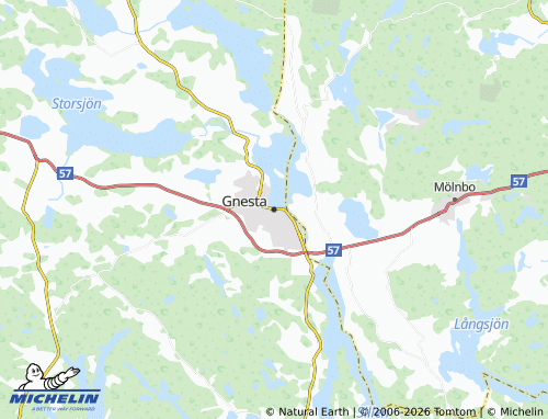 Mappa MICHELIN Gnesta - ViaMichelin