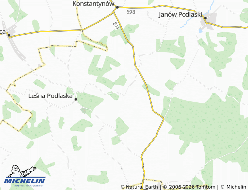 Carte MICHELIN Witulin-Kolonia - ViaMichelin