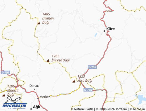 Mapa MICHELIN Afşargüney - ViaMichelin
