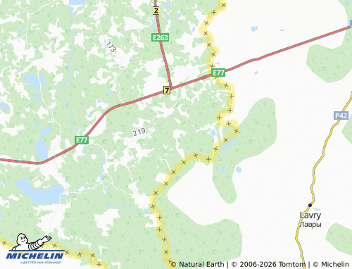 Mappa MICHELIN Kriiva - ViaMichelin