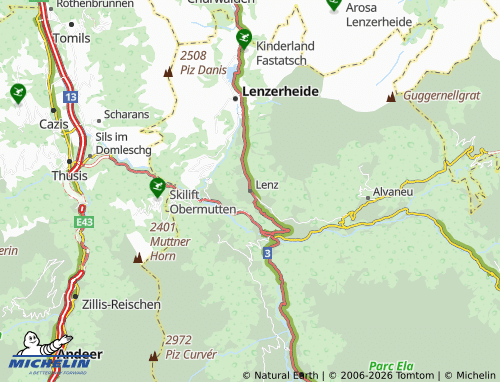 Carte MICHELIN Lenz - ViaMichelin