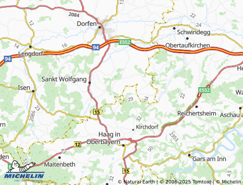 MICHELIN Schedenberg map - ViaMichelin