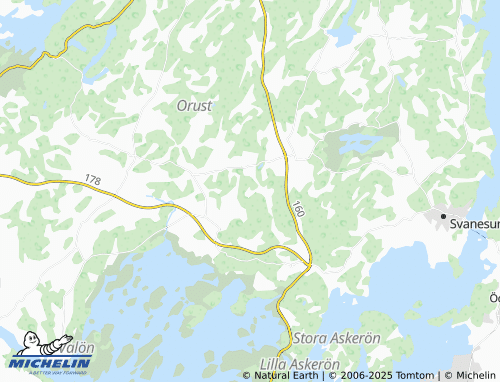 MICHELIN Klevedalen map - ViaMichelin