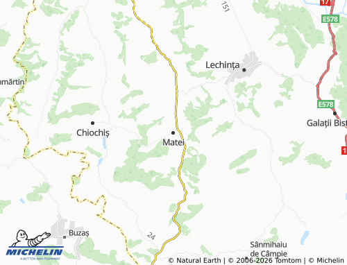 MICHELIN Matei map - ViaMichelin