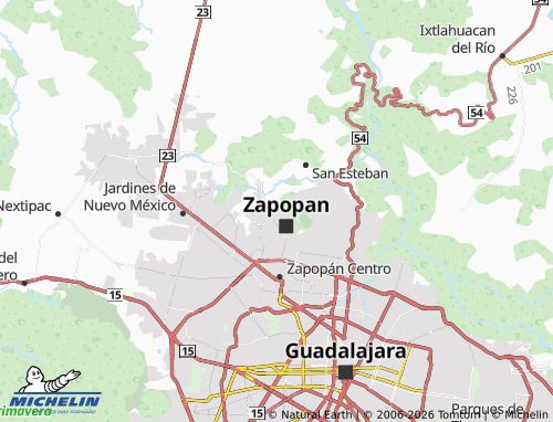 Mappa MICHELIN Colinas El Centinela - ViaMichelin