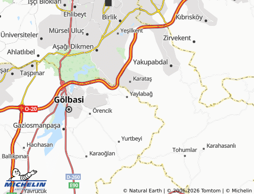 Mappa MICHELIN Yaylabağ - ViaMichelin