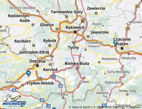 MICHELIN-Landkarte Pszczynski - ViaMichelin