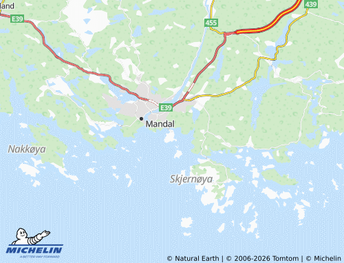 MICHELIN-Landkarte Malmøy - ViaMichelin