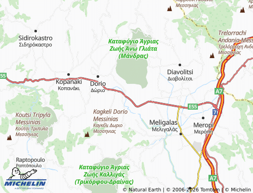 MICHELIN Vasiliko map - ViaMichelin