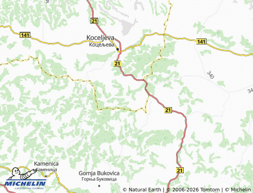 Carte MICHELIN Družetić - ViaMichelin