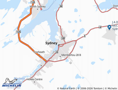 Carte MICHELIN Sydney - ViaMichelin