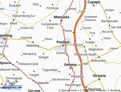 MICHELIN Salumague map - ViaMichelin