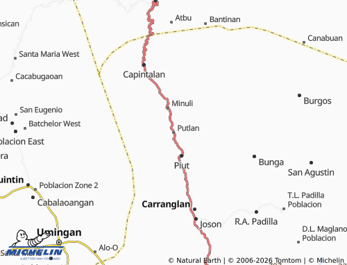 Mappa MICHELIN Putlan - ViaMichelin
