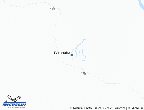 MICHELIN Paranaíta map - ViaMichelin