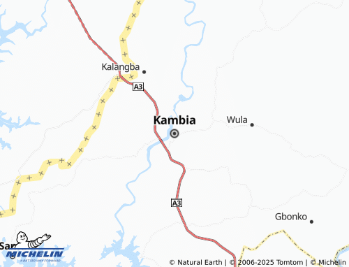 MICHELIN Kambia map - ViaMichelin