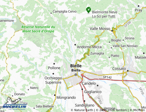 Mappa MICHELIN Tollegno - ViaMichelin