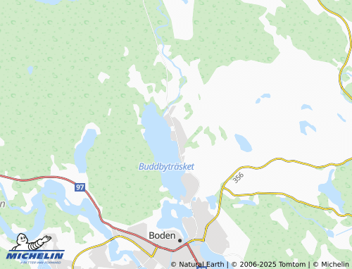 MICHELIN Byddbyn map - ViaMichelin