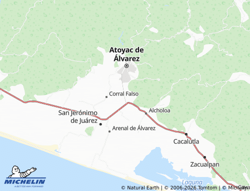 Mappa MICHELIN Colonia 2 de Diciembre - ViaMichelin