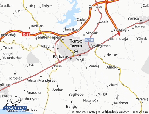 Mappa MICHELIN Girne - ViaMichelin