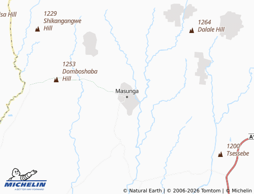 Mapa MICHELIN Masunga - ViaMichelin