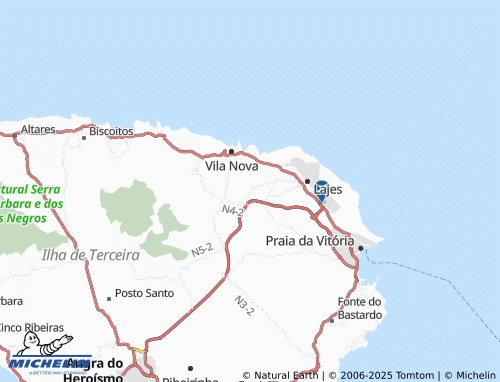 MICHELIN São Brás map - ViaMichelin