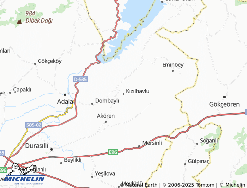 MICHELIN Kızılhavlu map - ViaMichelin