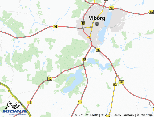 MICHELIN-Landkarte Hald Ege - ViaMichelin