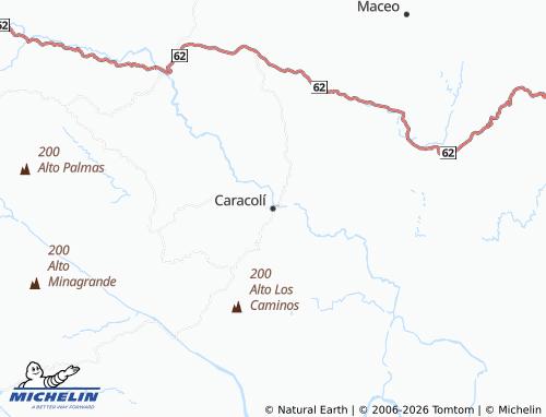 Carte MICHELIN Caracolí - ViaMichelin