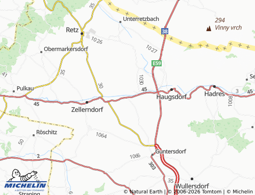 Mapa MICHELIN Pernersdorf - ViaMichelin