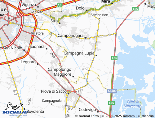 Mappa MICHELIN Carraro - ViaMichelin