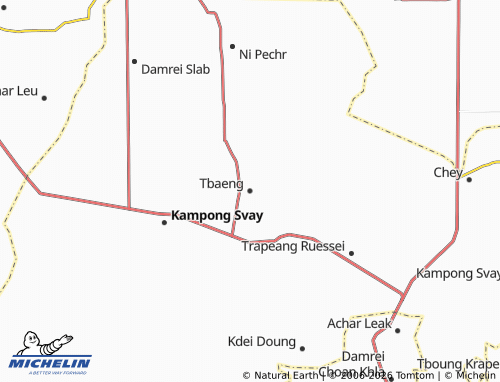 Mapa MICHELIN Tbaeng - ViaMichelin