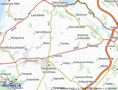 Mappa MICHELIN Franleu - ViaMichelin