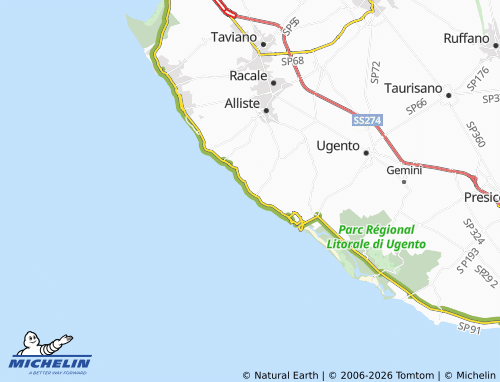 Mapa MICHELIN Posto Rosso - ViaMichelin