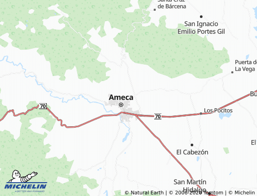 Mapa MICHELIN Guadalupana - ViaMichelin