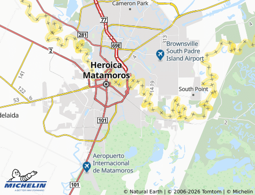 MICHELIN-Landkarte Puertas Verdes - ViaMichelin