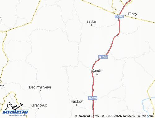 MICHELIN Çaykaya map - ViaMichelin