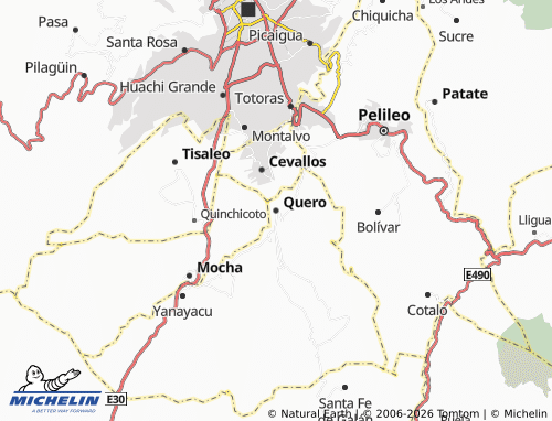 Mappa MICHELIN Quero - ViaMichelin