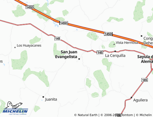 Mapa MICHELIN Gutiérrez Barrios - ViaMichelin