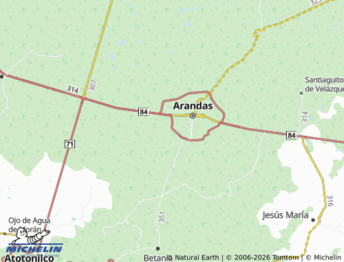 MICHELIN Riberas de Santa Bárbara I map - ViaMichelin
