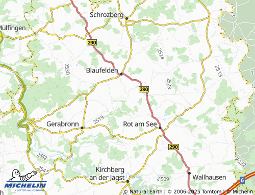Carte MICHELIN Blaubach - ViaMichelin