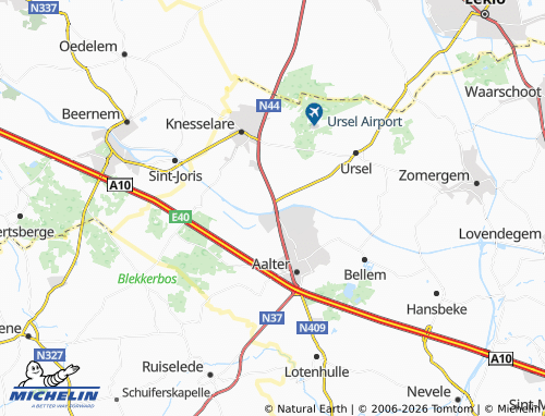Mappa MICHELIN Aalterbrug - ViaMichelin
