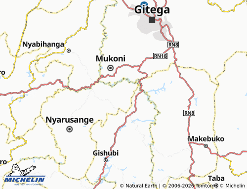 MICHELIN Muzenga map - ViaMichelin