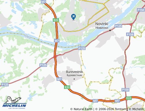 MICHELIN-Landkarte Okskiy - ViaMichelin