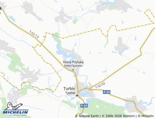Mappa MICHELIN Stara Pryluka - ViaMichelin