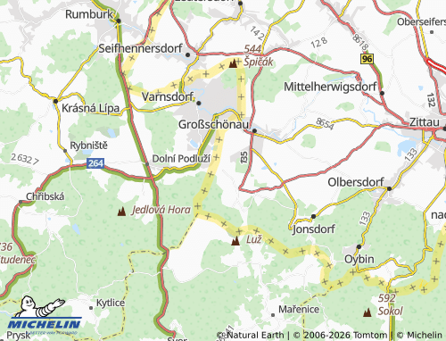Carte MICHELIN Herrenwalde - ViaMichelin